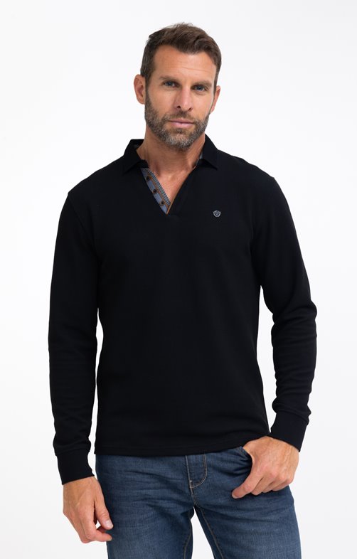 Polo manches longues Corn