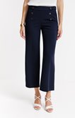 Pantalon maille coupe large