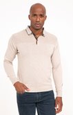 Pull col polo avec chemise