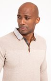 Pull col polo avec chemise