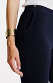 Pantalon 7/8 maille coupe droite