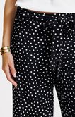 Pantalon large à pois