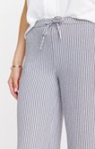 Pantalon fluide rayé coupe jogging