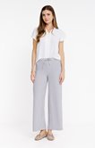 Pantalon fluide rayé coupe jogging