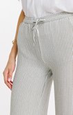 Pantalon fluide rayé coupe jogging