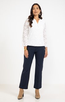 Pantacourt bi-stretch coupe large