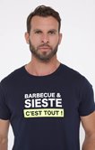Tee-shirt Barbecue et Sieste 