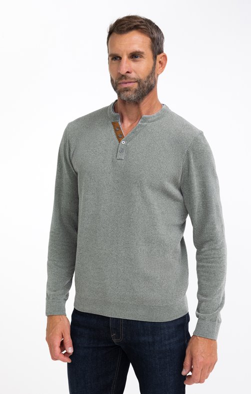 Pull manches longues chenille