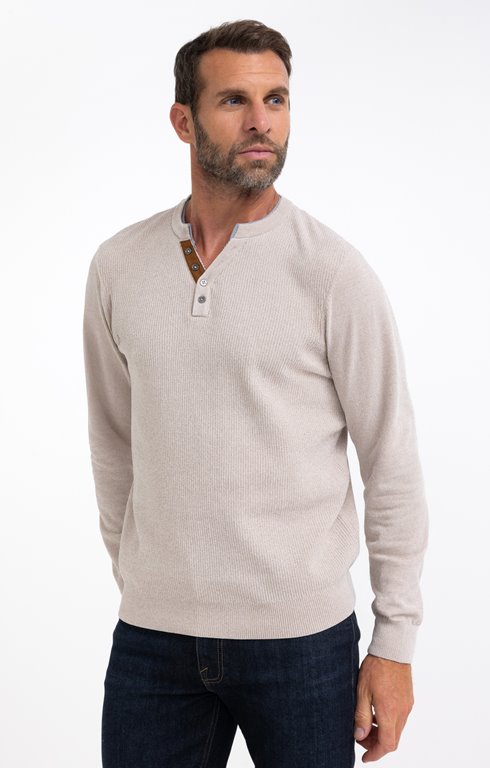Pull manches longues chenille