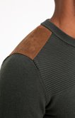 Pull col rond uni Sued