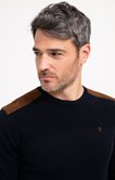 Pull col rond uni Sued