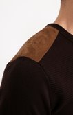 Pull col rond uni Sued