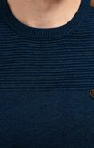 Pull col rond uni Sued