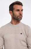 Pull col rond uni Rizzy