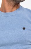 Pull col rond uni Rizzy