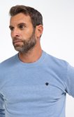 Pull col rond uni Rizzy