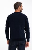 Pull col rond côtelé Chenille