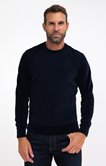 Pull col rond côtelé Chenille