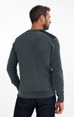 Pull col rond côtelé Chenille
