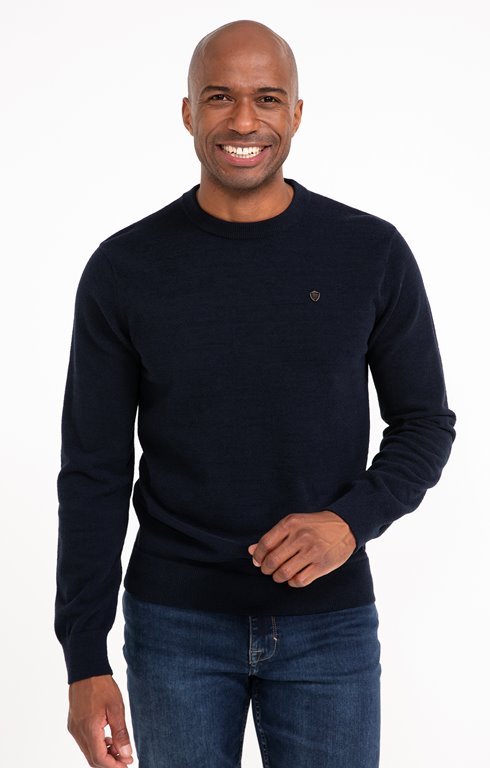 Pull col rond Nuit 