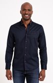 Chemise ajustée unie