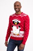 Pull NOËL pingouin