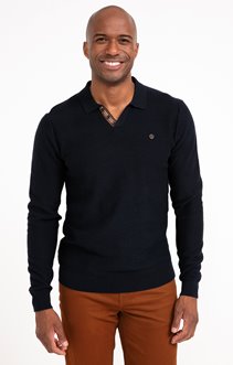 Pull col V polo Geo 