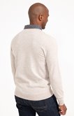 Pull col V avec chemise Lup
