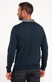 Pull col V avec chemise Lup