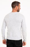 Pull col rond uni flaty