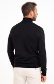 Pull uni col roulé 