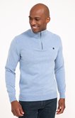 Pull col montant uni Mousse