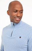Pull col montant uni Mousse