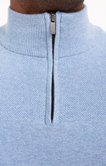 Pull col montant uni Mousse