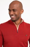 Pull col montant uni Mousse