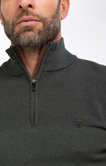 Pull col montant uni Mousse