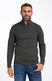 Pull col montant uni Mousse