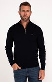 Pull col montant uni Mousse