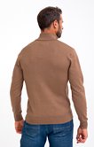 Pull col montant uni Mousse