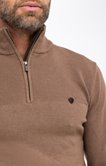 Pull col montant uni Mousse