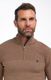 Pull col montant uni Mousse