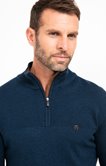 Pull col montant uni Mousse