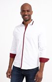 Chemise ajustée unie