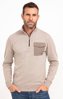Pull col montant uni Nylon