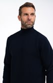 Pull col cheminé uni 