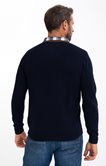 Pull uni double col polo Caro