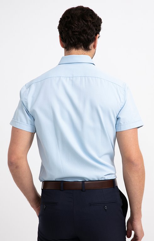 Chemise trapèze manches courtes Padova Vert Bellepiece - Femme | Place des Tendances