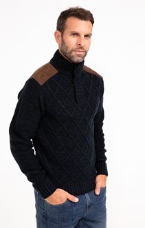 Pull col montant torsade Didou