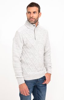 Pull col montant torsade Didou