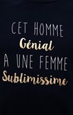 Tee-shirt  homme génial